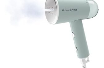 Rowenta Origin Travel Stiratore Portatile, Ferro da Stiro da Viaggio, Potenza 1200W, Getto di Vapore da 20g/min, Utile per Stirare i Tuoi Capi Rapidamente, Ferro da Stiro Pieghevole, DR1034