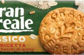 Gran Cereale Biscotti Gran Cereale Classico, Ricchi di Fibra e Fosforo – 250 gr