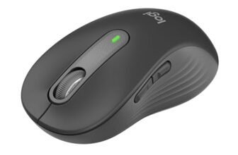 Logitech Signature M650 L Mouse wireless – Per mani grandi, Durata Batteria 2 anni, Clic Silenziosi, Tasti Personalizzabili, Bluetooth, per PC/Mac/Più dispositivi/Chromebook – Grafite