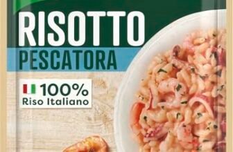 Knorr Risotto alla Pescatora, Risotto Pronto con Ingredienti Naturali, 100% Riso Italiano e Chicci al Dente, Preparazione in Pentola o al Microonde, 175g, 2 Porzioni