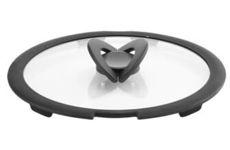 Lagostina Ingenio Induction Coperchio in Vetro, Nero/Trasparente, 26 cm