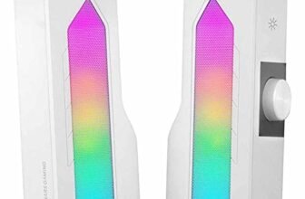 Mars Gaming MS1, Altoparlanti da Gioco 10W, sSubwoofer, 3.5mm Jack e USB, 6 Driver Audio