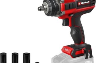 Einhell Professional Avvitatore a percussione a batteria IMPAXXO 18/450 Power X-Change (18 V, 450 nm, 3 livelli di potenza, Brushless, attacco 1/2″, incl. set di bussole, senza batteria)