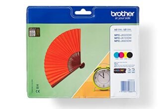 Brother LC129XLVALBP Cartucce InkJet Originali, Alta Capacità, fino a 2400 Pagine Nero, fino a 1200 Pagine Colori, per Stampanti MFCJ6920DW e MFCJ6520DW MultiPack, Nero/Ciano/Magenta/Giallo