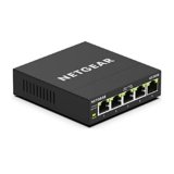 NETGEAR Switch Ethernet Plus 5 Porte GS305E – Supporto VLAN, QoS, Switch Gigabit per Ufficio, Funzionamento Silenzioso, Montaggio Desktop o a Parete