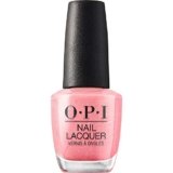 OPI Nail Lacquer – Princesses Rule!™ – smalto per unghie rosa brillante con glitter, luminoso e giocoso e resistente. Pennello Pro-Wide (15 ml)