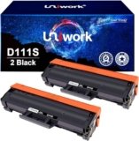 Uniwork MLT-D111S Compatibili per Samsung MLT-D111L D111S Toner per Xpress SL M2026W M2070 M2070W M2070FW M2026 M2020 M2020W M2022 M2022W M2070F M2078W M2021 M2021W M2078W (Nero, 2-Pack)