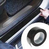 Flaconi 2×4” Pellicola Adesiva per Auto,Protezioni Per Davanzali Per Porte Auto In Fibra Di Carbonio,protezione bordi auto,Auto Protettive,Universali Autoadesive Per Auto SUV Camion Truck Entry Guards