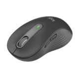 Logitech Signature M650 L Mouse wireless – Per mani grandi, Durata Batteria 2 anni, Clic Silenziosi, Tasti Personalizzabili, Bluetooth, per PC/Mac/Più dispositivi/Chromebook – Grigio