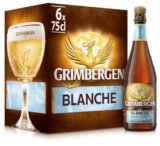 Grimbergen Blanche, Cassa con 6 Bottiglie da 75cl, Birra d’Abbazia Blanche/Witbier, Gusto Agrumato e Speziato, Gradazione Alcolica 6.0% Vol.
