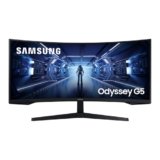 Samsung Monitor Gaming Odyssey G5 (C34G55), Curvo (1000R), 34″, 3440×1440 (Ultra WQHD), 21:9, HDR10, VA, 165 Hz, 1 ms, FreeSync Premium, HDMI, Display Port, PBP, Flicker Free