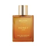 BellaVita Luxury Honey Oud Eau de Parfum (3.4 fl. oz.) | Patchouli, Vanilla, Bergamot, Floral & Spicy + Made with Clean & Vegan Essentials Oils + Cruelty Free | Long-Lasting Unisex Fragrance