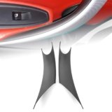UCkasayfy Copertura protettiva per maniglia interna compatibile con BMW Serie 3 (F30/F31/F34/F80) 2012-2018, serie 4 (F32/F33/F36/F82/F83) 2014-2017 lato conducente e lato passeggero anteriore (nero)