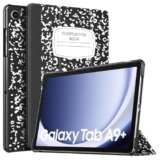 TiMOVO Cover per con Galaxy Tab A9+/A9 Plus 11″ 2023 SM-X210/X216/X218, Sottile e Leggero, Cover Protettiva a Guscio Posteriore Rigido, Risveglio Automatico/Sleep, Taccuino Nero