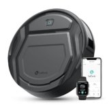 Lefant M210P Robot Aspirapolvere, 2200Pa Potenza, Potenziamento Tappeto, Ultrasottile 7,8cm, Autonomia 120 Minuti, per Tappeti, Ultrasottile 7,8 cm, Ideale per Peli Animali e Pavimenti Duri, Grigio