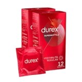 Durex SuperSottile, Preservativi Ultra Sottili Vestibilità Regular, 24 Profilattici
