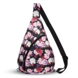 HUA ANGEL Zaino Monospalla Sling Bag Per Donna Uomo Unisex Borsa aTracolla Sul Petto Ultra Leggero Chest Pack Sportivo Lavoro Viaggio Scuola Hiking All’Aperto