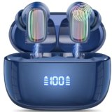 Conyat AI Cuffie Traduzione, Buletooth 5.4 Auricolari Traduzione con 164 Lingue/6 Modalità di Traduzione, Cuffie Traduttrici 3-in-1 con ENC Mics, Cuffie Bluetooth 5.4 per Viaggi/Affari/Studio, Blu