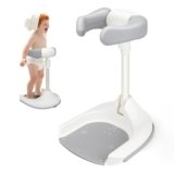 Supporto Doccia Bambini In Piedi,Con Base Antiscivolo,Altezza Regolabile,Supporto Doccia Bambini In Piedi Per 8 A 36 Mesi