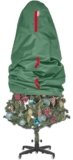 Upright Christmas Tree Storage Bag – Fits 9 Ft Artificial Xmas & Topiary Tree, Vertical Holiday Cover, Durable, Dustproof & Easy-Use Xmas Storage, Green