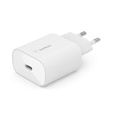 Belkin BoostCharge Caricabatteria da parete da 25 W con PPS, USB-C Power Derlivery, caricatore USB C, caricabatterie USB C rapido per iPhone 15, Samsung Galaxy, Note, iPad, Pixel e altri dispositivi