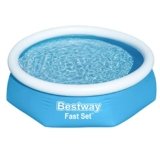 Bestway 57448 Piscina fuori terra gonfiabile Fast Set da 244×61 cm