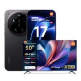 XIAOMI 17 Ultra, Smartphone 16+512GB, Teleobiettivo Lenti Leica APO 200MP 75–100mm, Tecnologia LOFIC HDR, HyperAI, Black, Garanzia 2 anni+1 anno extra, Caricatore non incluso+TV A Pro QLED 50″