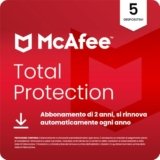 McAfee Total Protection – 5 Dispositiv 2026 | Antivirus, VPN gestore delle password, software di sicurezza, monitoraggio dell’identità | Abbonamento di 2 anno con rinnovo automatico, Scarica