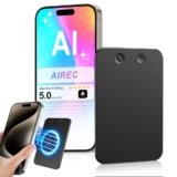 AI Voice Recorder,64GB Note Voice Recorder with Transcribe,Mind Mapping & AI Summary,Digital Voice Recorder with App,Audio Recorder for Lectures,Phone Calls,Meetings,Interviews Etc，Black