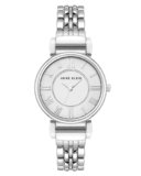 Anne Klein Women’s AK/2159SVSV Silver-Tone Bracelet Watch