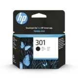 HP 301 Nero, CH561EE, Cartuccia Originale da 170 Pagine, Compatibili con Stampanti DeskJet 1000, 1050 1500, 2000, 2050, 2500, 3000, 3050, Envy 4500,5500, OfficeJet 260, 4600