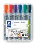 Staedtler 356 B WP6 Marker da Flipchart, 6 Pezzi