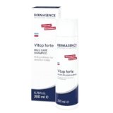 DERMASENCE Vitop forte Mild care shampoo 200ml, Shampoo detergente delicato per cuoio capelluto sensibile e soggetto a neurodermite