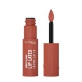 Rimmel London, Thrill Seeker Lip Latex, 250 Honey-Bun, Rossetto liquido, Lucidalabbra, Colore labbra, Rossetto con acido ialuronico, Morbidezza e lucentezza, Idratazione, Vitamina E, Aloe Vera, 6 ml