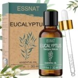 ESSNAT Olio Essenziale Eucalipto 30ml – 100% Oli Essenziali Naturali, Olio Essenziale di Eucalipto, Adatto ad Aromaterapia, Diffusori, Purificazione dell’Aria