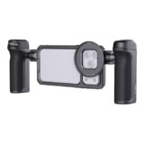 PGYTECH ProShot Kit Gabbia Video per Smartphone, Stabilizzatore da Vlog Lega di Alluminio con Doppia Impugnatura a Sgancio Rapido & Controllo Bluetooth Senza Fili per iPhone 17 PRO