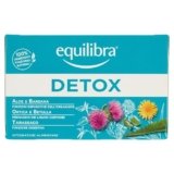equilibra Integratori Alimentari Tisane, Tisana Detox, 100% Ingredienti Funzionali, Drenante, a Base di Aloe Vera, Ortica, Bardana, Betulla e Tarassaco, Materiali 100% Riciclabili, 15 Filtri