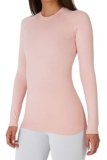 TCA SuperThermal Maglia Termica Donna Sportiva – Maglietta Manica Lunga Invernale – Magliette Termiche – Maglie Invernali – Intimo Termico Tecnico Sci – Maglia Intima Quickdry – Rosa Chiaro, M