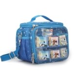 Carrying Case Compatible with Little Tikes Story Dream Machine Books Starter Set,Portable Storage Bag with Handle and Shoulder Strap for Storytime,Little Golden Book,Little Puppy Character (Blue)