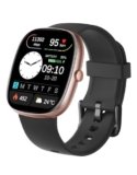 HUAKUA Smartwatch Uomo Donna Risposta Chiamate Orologio Contapassi da Polso Cardiofrequenzimetro Saturimetro Orologio Fitness Sportivo Impermeabile IP68 Notiche WhatsAPP Smart Watch per Andorid iOS