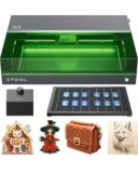 xTool S1 20W Incisore Laser Kit con Aisst Aria Intelligente e Pannello a Nido d’Ape, Fuoco Automatico, Blocco Fumo, Area di Lavoro 498 * 330mm, per Metallo, Legno, Pelle, Acrilico e Tumbler