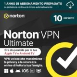 Norton VPN Ultimate 2026 │ 10 Dispositivi │ 1 Anno rinnovo automatico │ Codice d’attivazione via email
