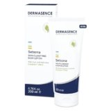 DERMASENCE Seborra Skin Clarifying Body Lotion 200 ml, Crema corpo purificante con 10% Acido Glicolico, Crema urea esfoliante contro impurità e acne, Crema viso e corpo levigante