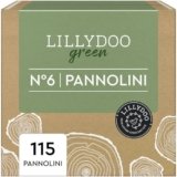 Pannolini a ridotto impatto ambientale LILLYDOO green, taglia 6 (13-18 kg), 115 pezzi