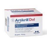 NBF Lanes | Artikrill Dol Cane, 60 Perle Appetibili, Supporto Metabolismo Articolare in caso di Osteoartrite del Cane Adulto e Senior