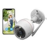 EZVIZ Telecamera WiFi Esterno 3mp, Videocamera Sorveglianza Esterno WiFi con Visione Notturna a Colori 30m, IP Camera con Intelligenza Artificiale, Rilevamento di Persone, Funziona con Alexa Outpro