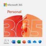 Microsoft 365 Personal | 12 mesi | 1 persona | App Office con AI | 1TB di Spazio di archiviazione OneDrive | Codice d’attivazione via email