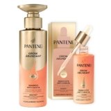 Pantene Set Shampoo + Siero Anti-Caduta Grow Abundant 60ml Riduce La Caduta Di Capelli Rafforzando l’Ancoraggio Alla Radice. Capelli Più Spessi, Lunghi E Folti In 8 Settimane