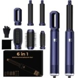 Spazzola Asciugacapelli & Air Styler 6 in 1, UKLISS Hair Styler con Arricciacapelli Automatico, Spazzola Lisciante per Capelli, Phon Capelli, Thermal Brush, Hair Dryer Regali per Donne Styling