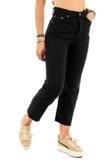 Levi’s Ribcage Straight Ankle Jeans, Black Heart, 26W / 31L Donna